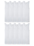 White Tank A-Shirts 10 Pack A22781