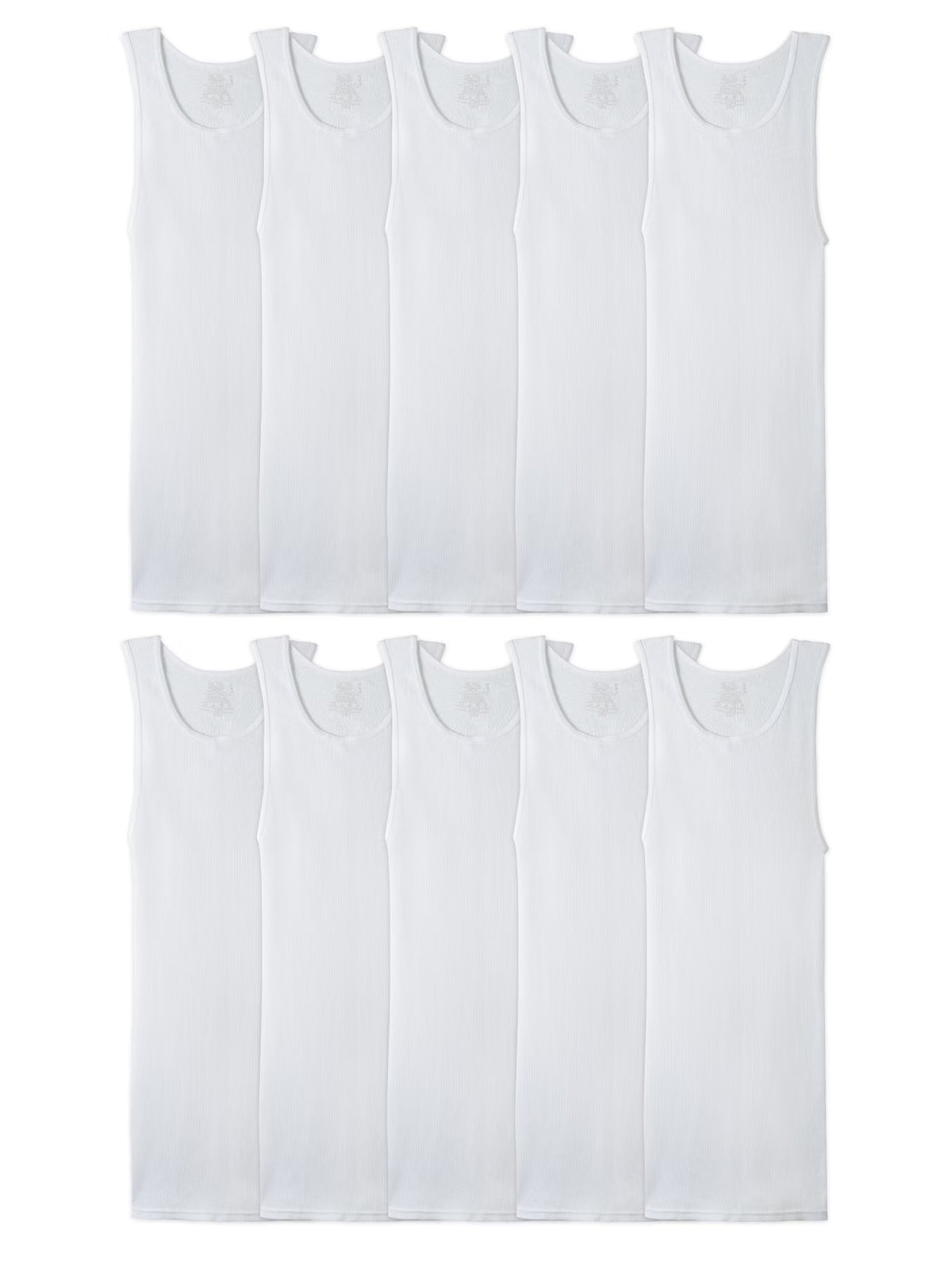 White Tank A-Shirts 10 Pack A22781