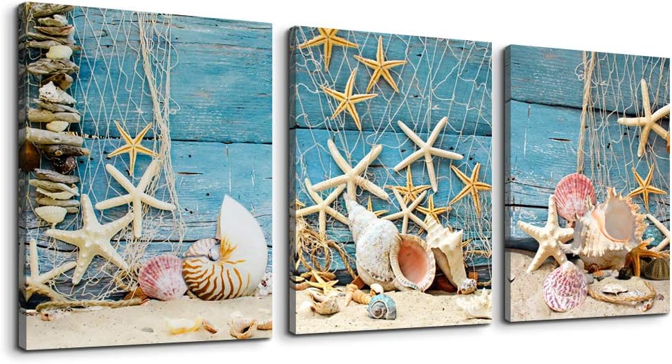3 Piece Framed Canvas Wall Art Abstract Mountain Landscape Painting I281