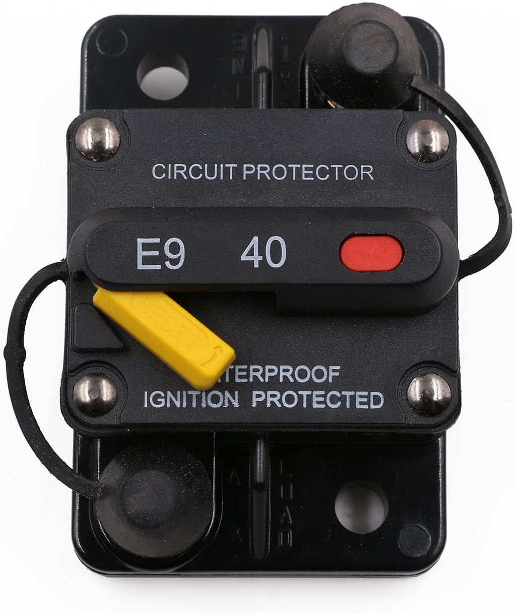 100 Amp Circuit Breaker with Switch Manual Reset Waterproof A3641