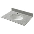 37x22 Granite Vanity Top with Oval Bowl F761