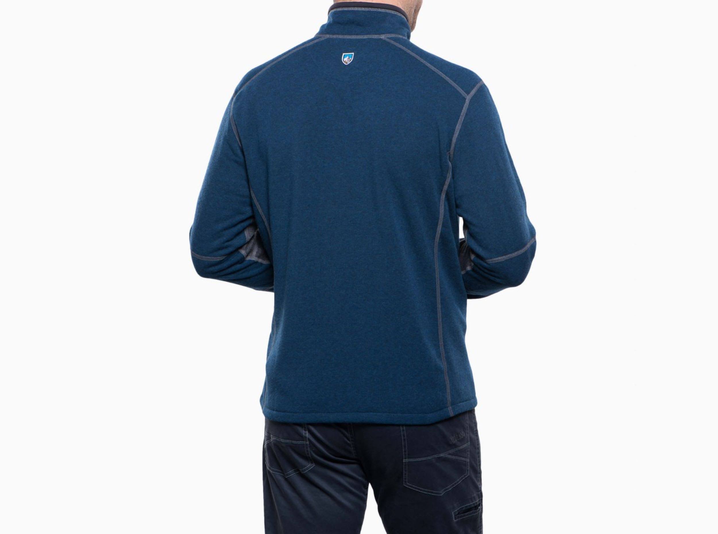 Men's 1/4 Zip Navy / Steel P55799