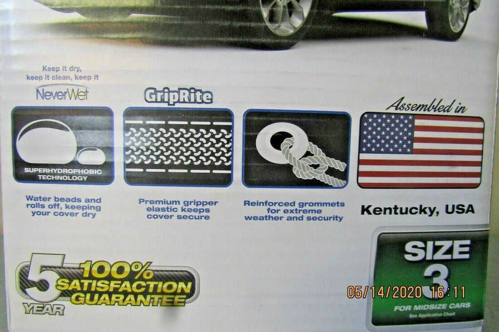 Gray Car Cover U6851