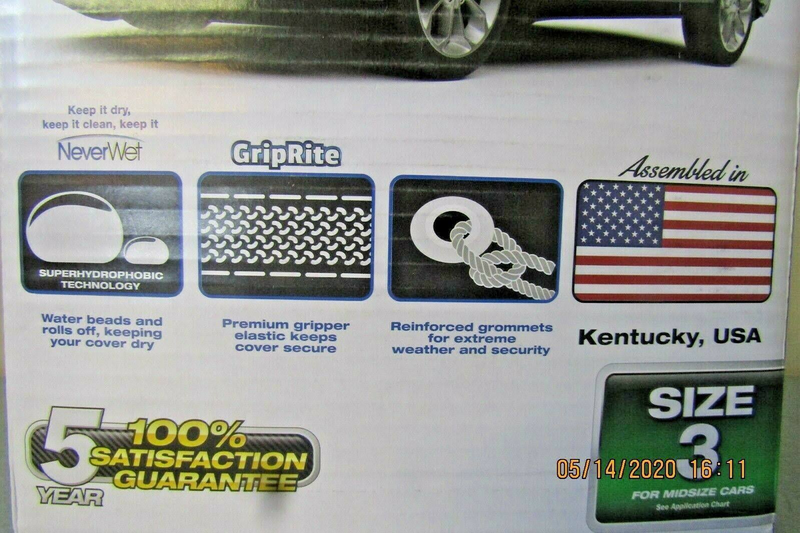 Gray Car Cover U6851