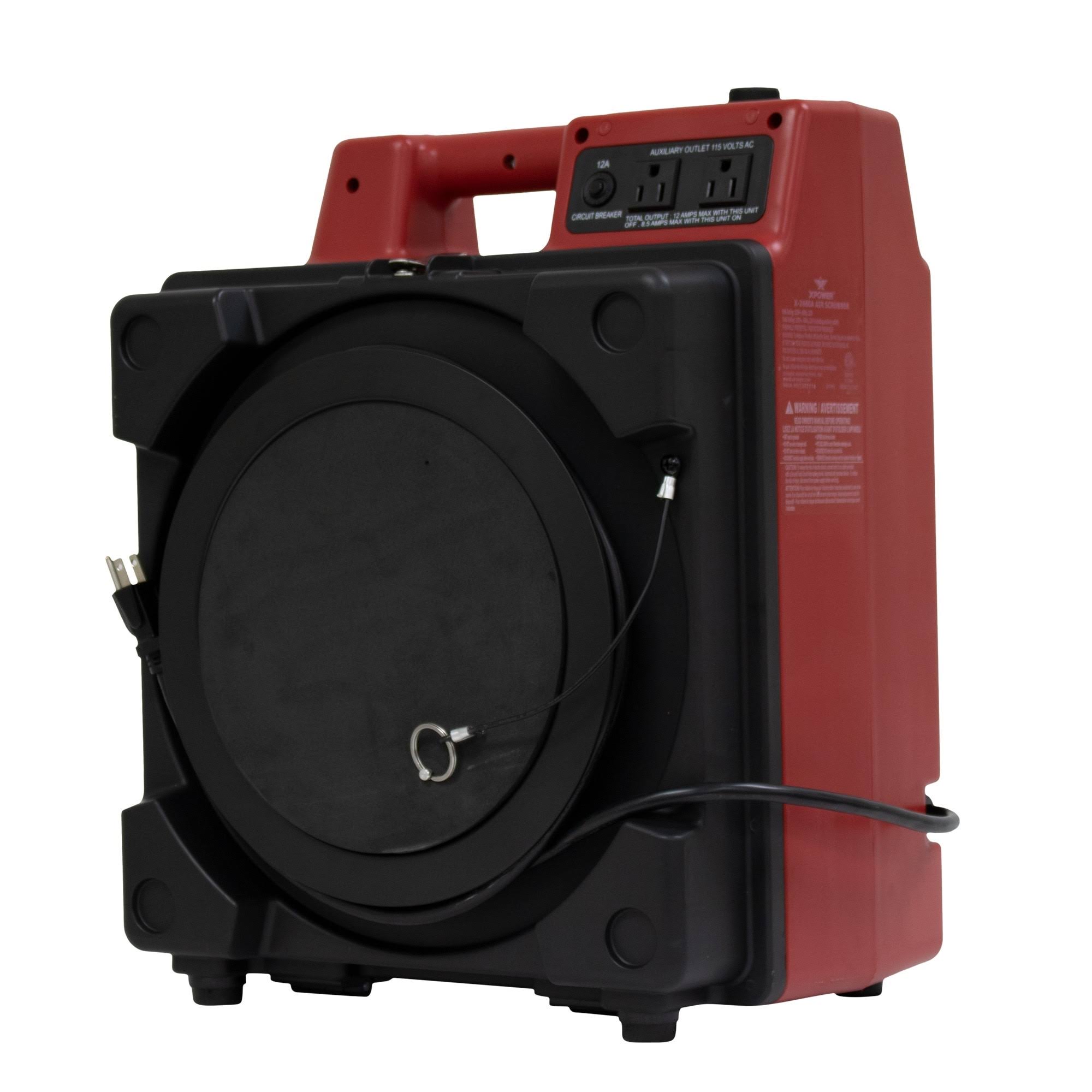 Red 3-Stage HEPA Mini Air Scrubber M5152