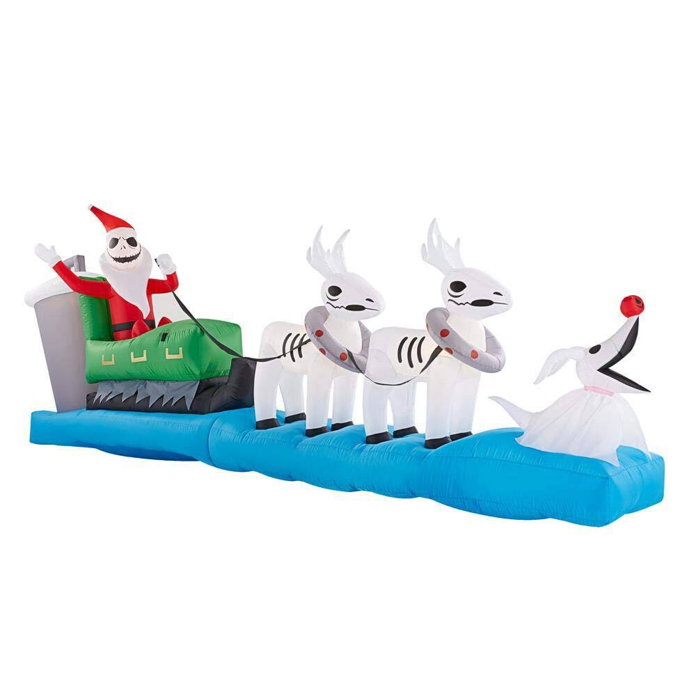 Colossal Airblown Inflatable Sleigh Scene L62245