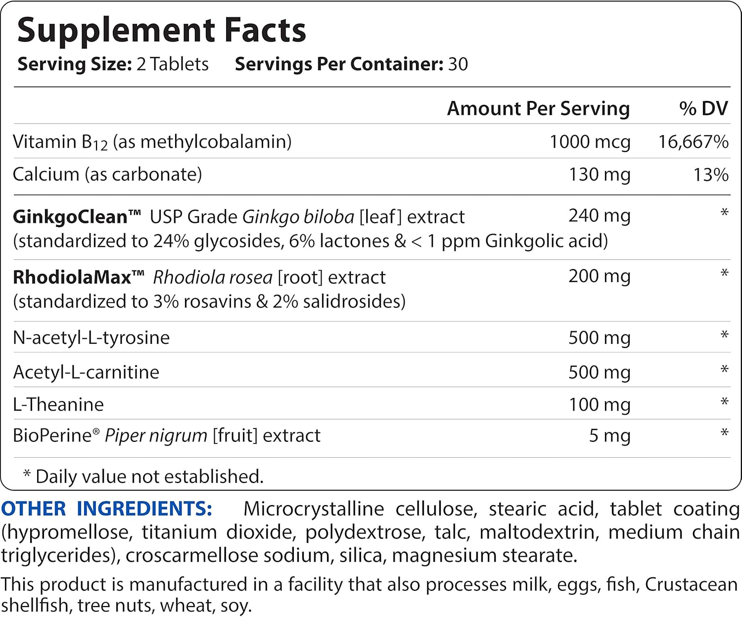 Brain Bright 30 Servings M273202