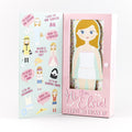 Magnetic Dress Up Wooden Doll F380012