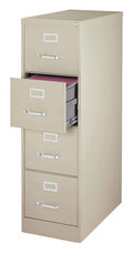 4-Drawer Vertical File Cabinet Letter Size Putty Z106977