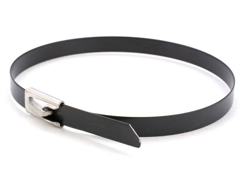 20 inch Plastic Coated Stainless Steel Cable Tie - 100 Pack V900548
