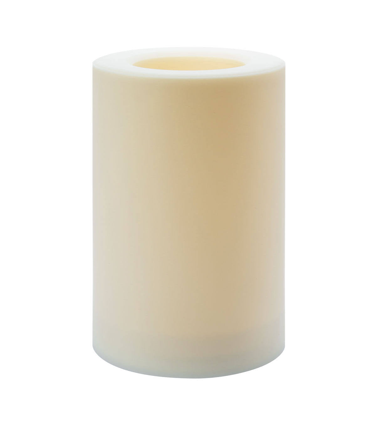 White Smooth Wax Pillar Candle P23320