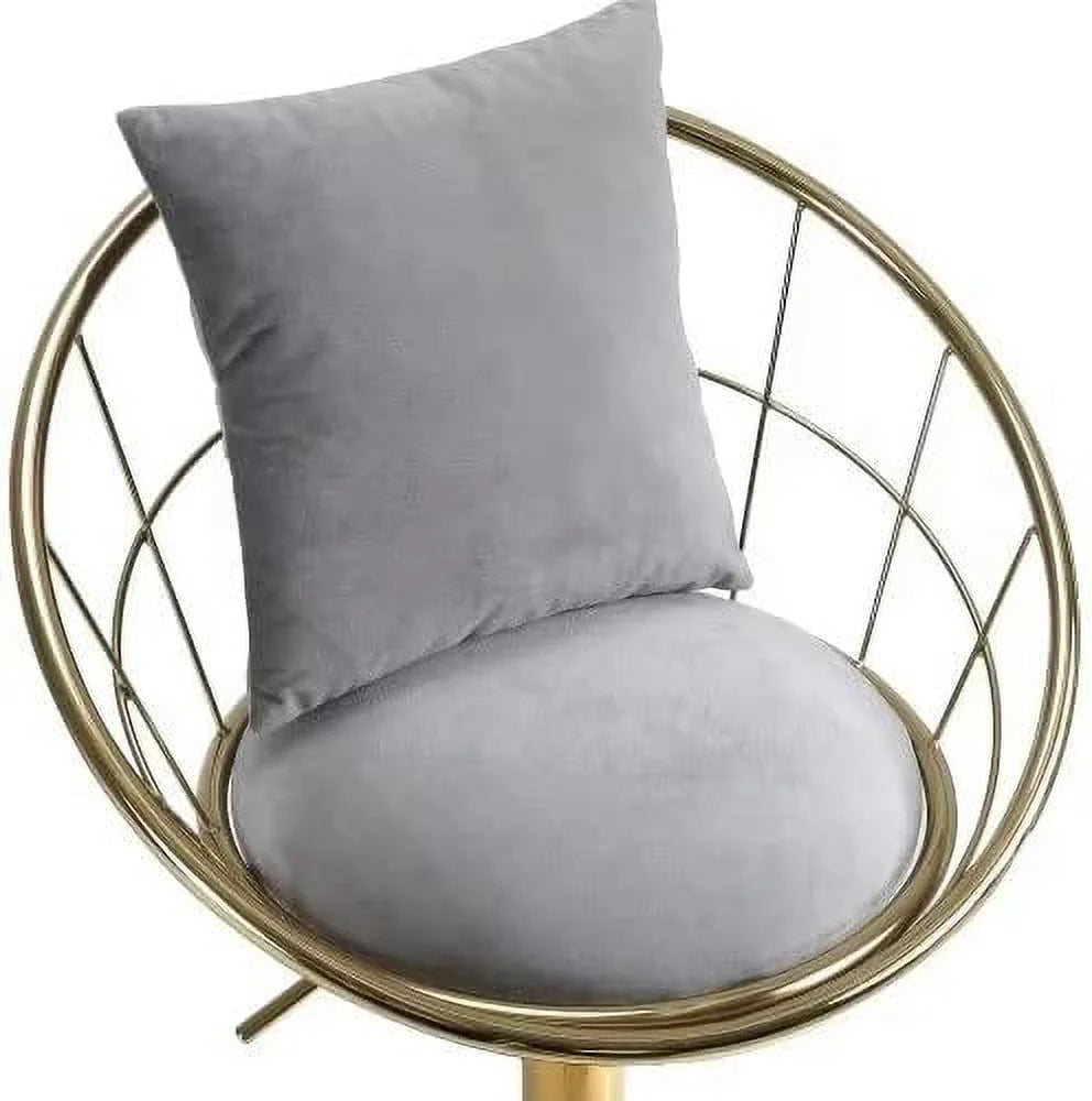 Purple Swivel Counter Height Stool with Back A67578