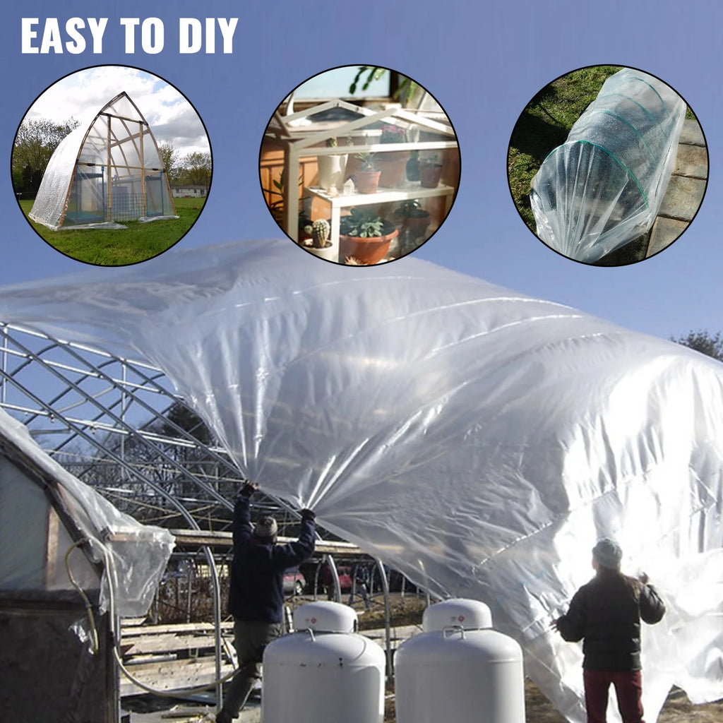 12x28 ft 6 Mil Polyethylene Greenhouse Film E44222