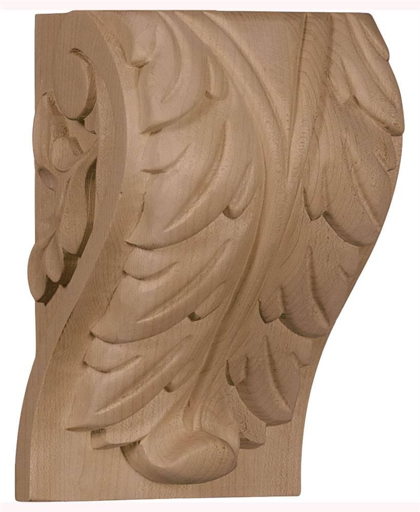 Alder Extra Large Acanthus Leaf Block Corbel S71984