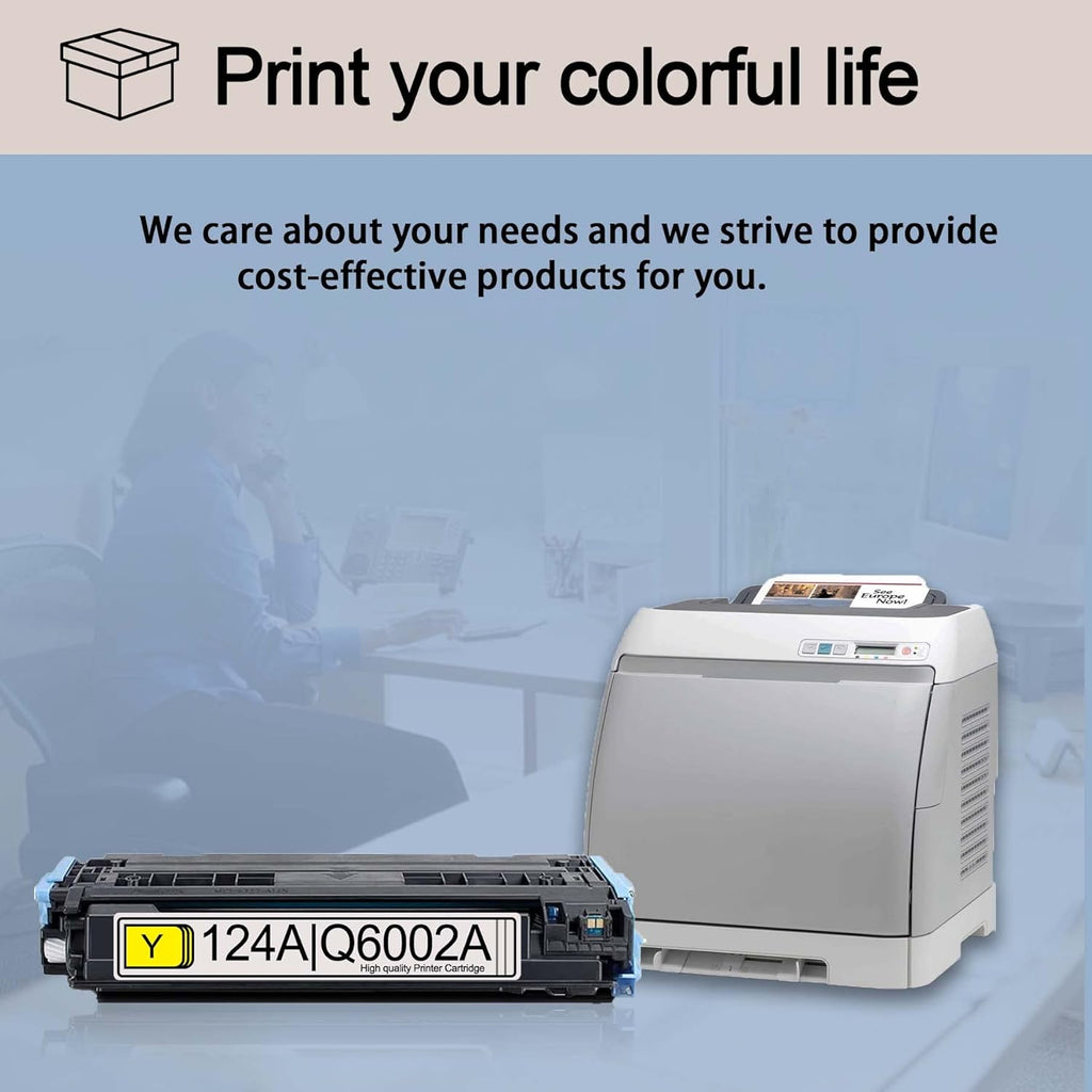 1 Pack Yellow Toner Cartridge for HP Printers A7256