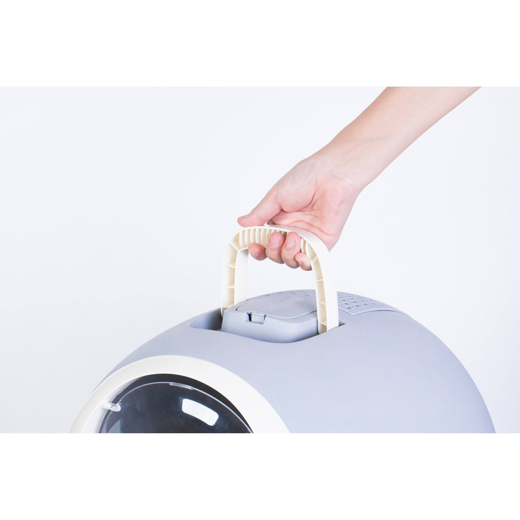 Fully Enclosed Hooded Litter Pan with Front Entry, Cat Litter Scoop Included V593