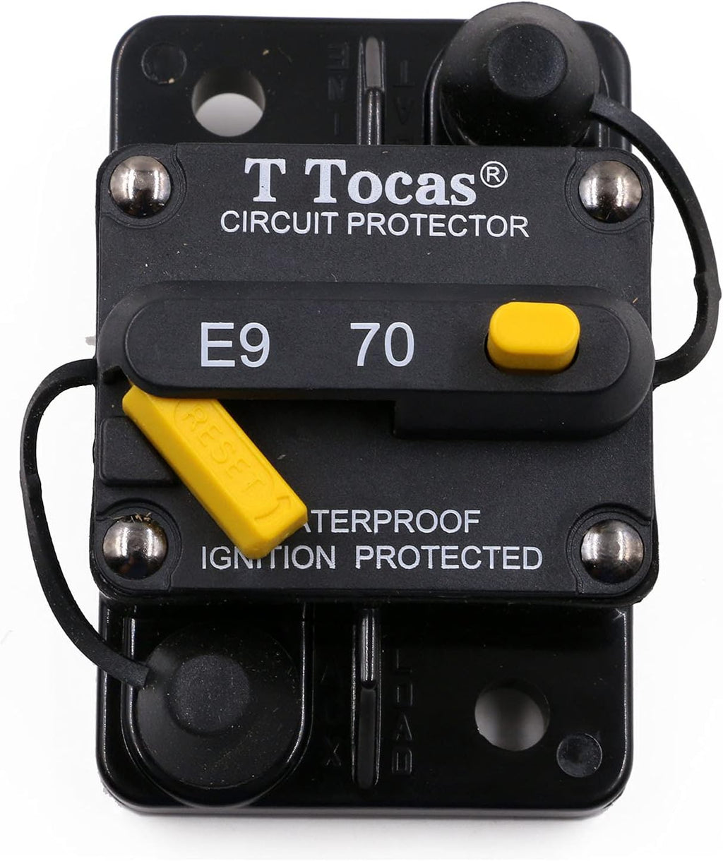 100 Amp Circuit Breaker with Switch Manual Reset Waterproof A3641