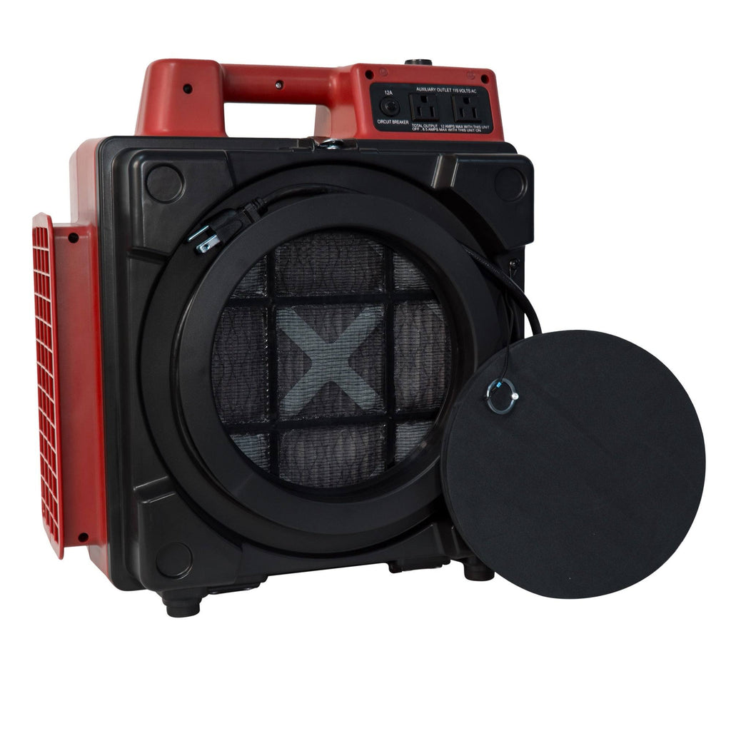 Red 3-Stage HEPA Mini Air Scrubber M5152
