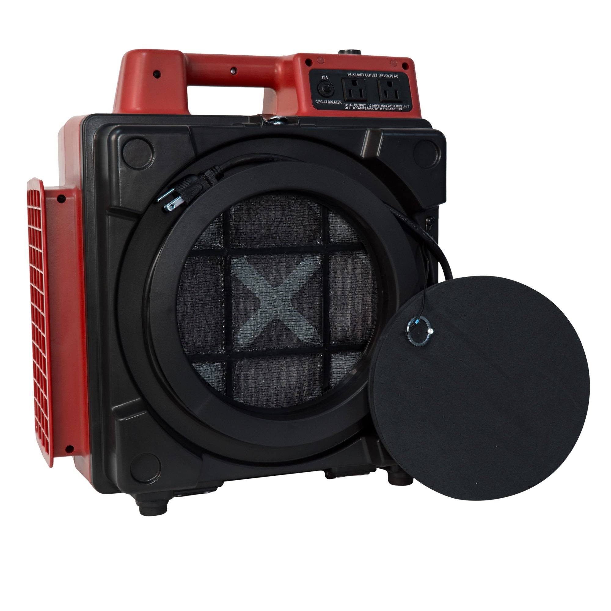 Red 3-Stage HEPA Mini Air Scrubber M5152