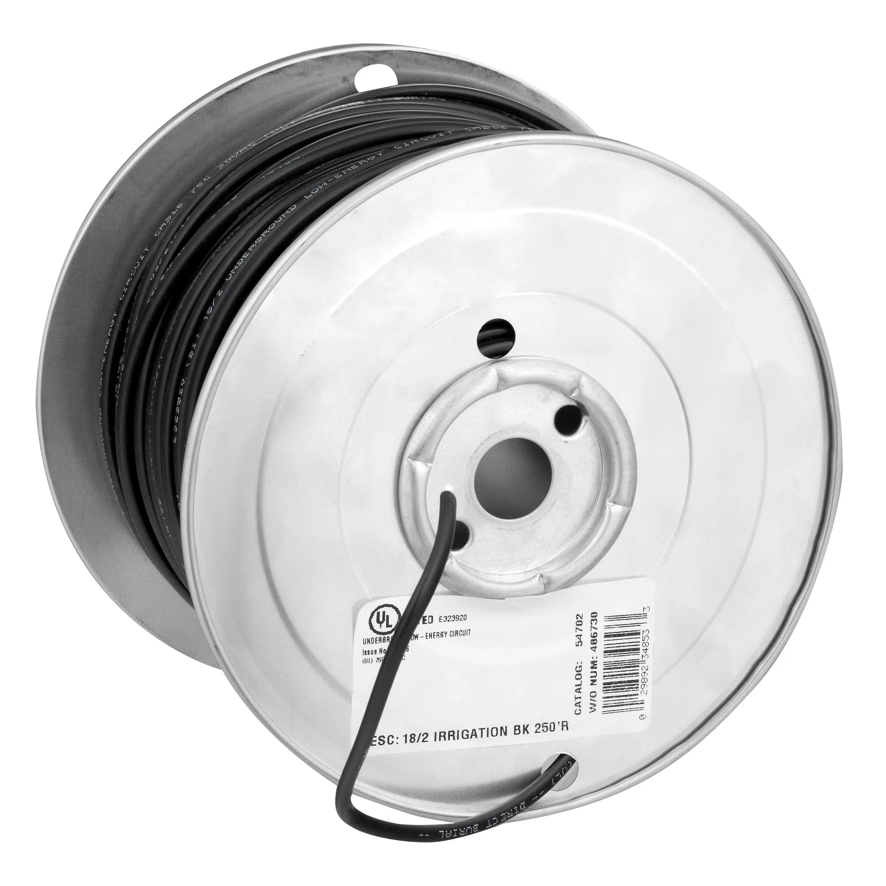 18 Gauge 250' Black Solid Underground Wire C958451