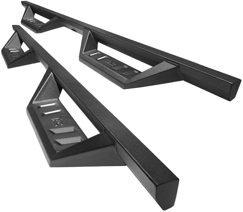 Black Fine Texture Side Steps Nerf Bars Running Boards E965