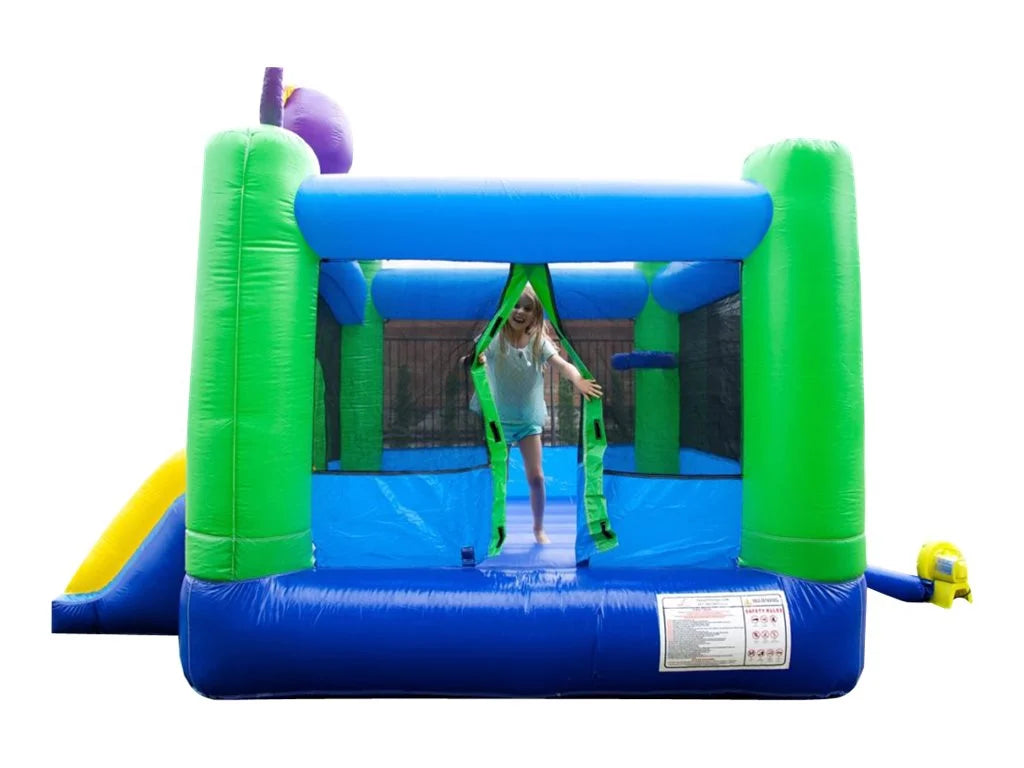 Inflatable Bounce House with Blower and Slide W967287