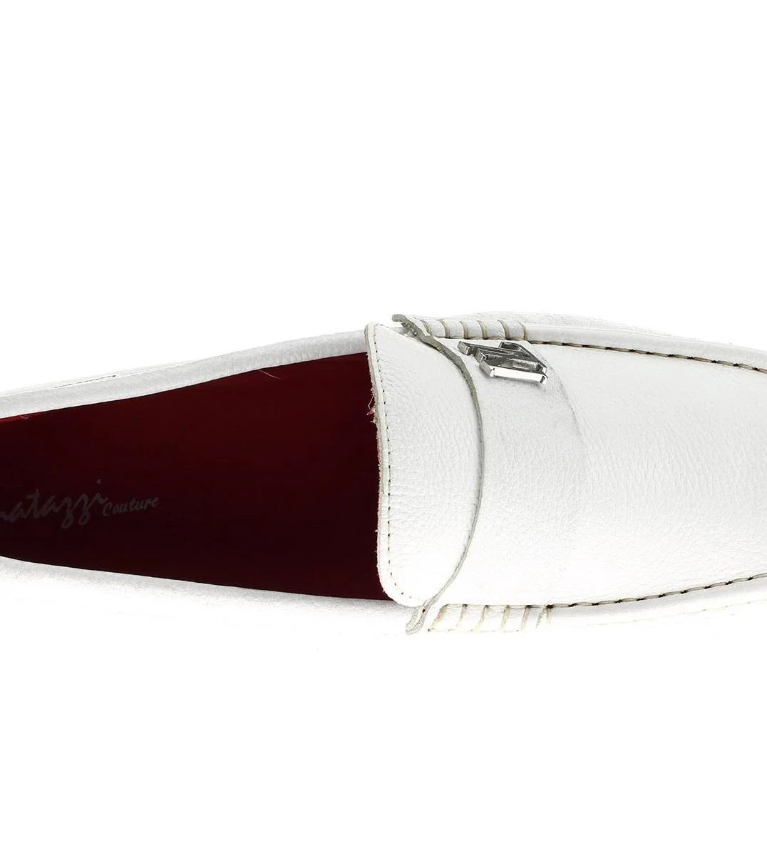 White Leather Comfort Shoes U2420