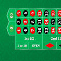 Green Left Hand Roulette Layout Q633196