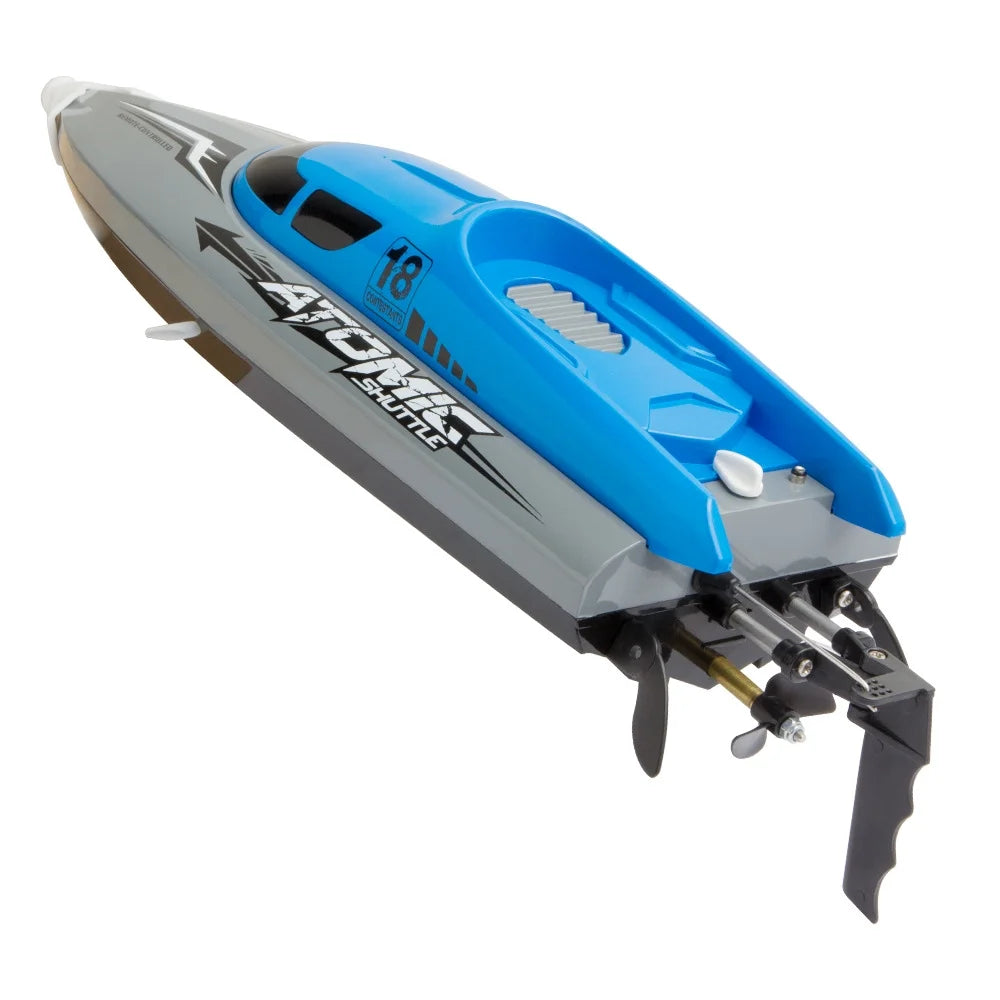 RC Boat Remote Control Boat 30KM/H IPV7 Waterproof 2.4GHz 4 Channel Racing Boat Y989731