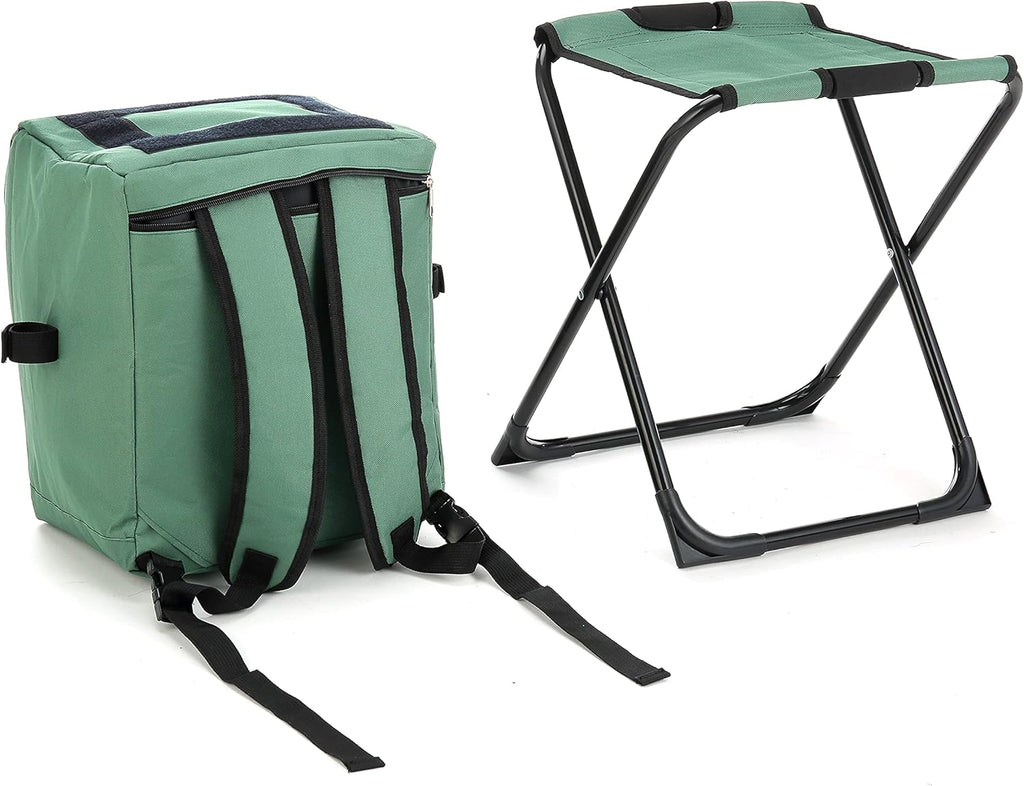3-in-1 Compact Camp Chair with Insulated Cooler Y59255