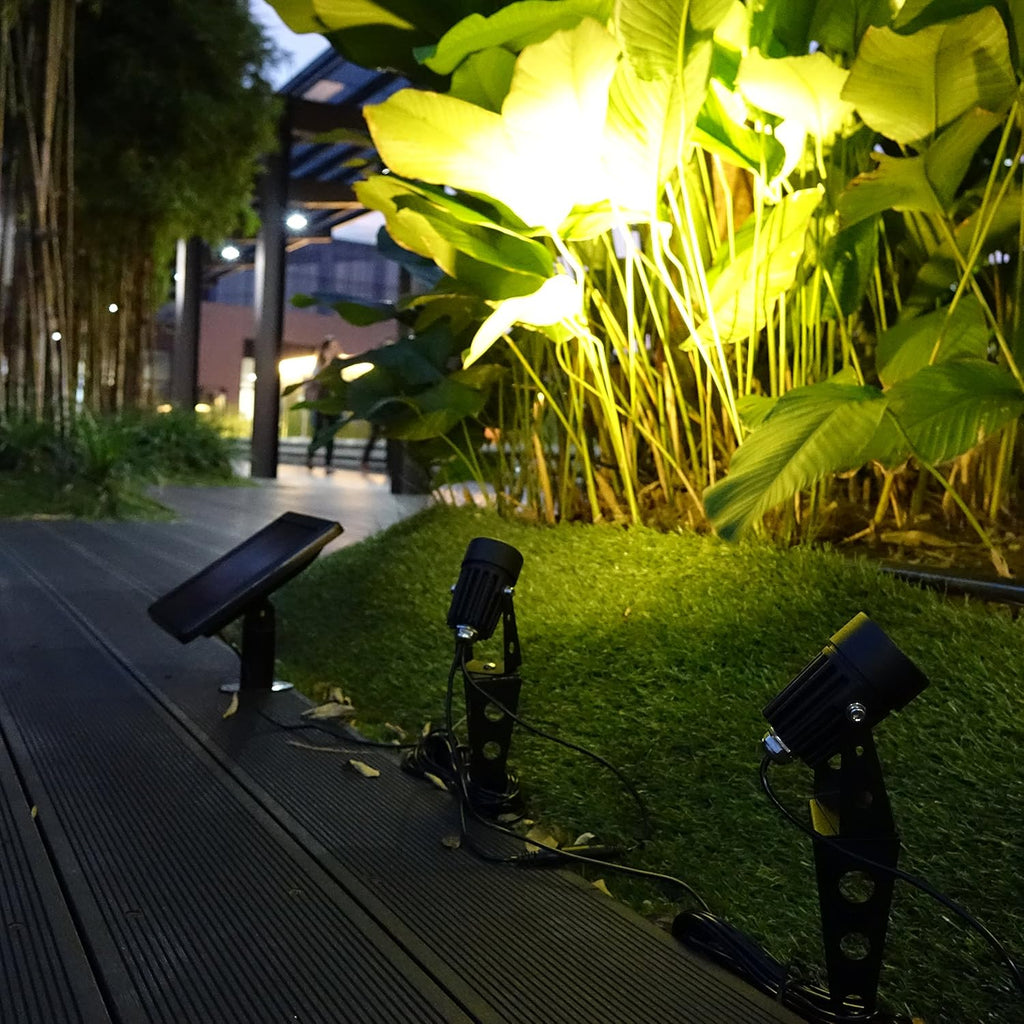 Cast Aluminium Solar-Powered LED Spotlight B9182