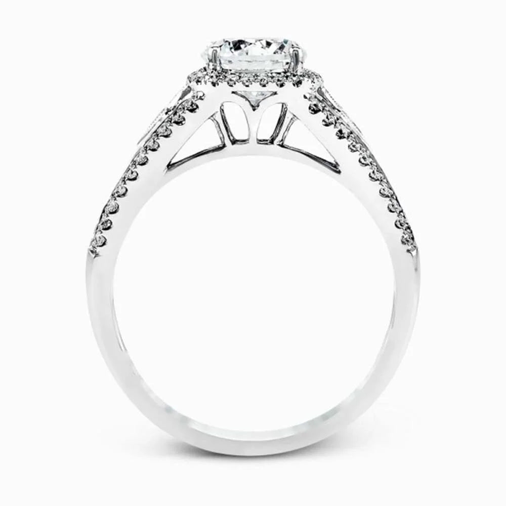 14k White Gold Diamond Ring L37151