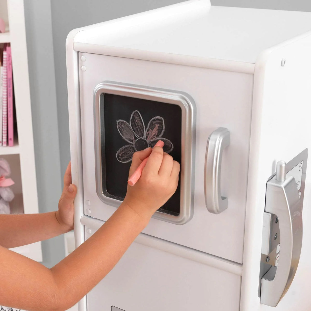 White Wooden Kids Pretend Play Kitchen Z4198