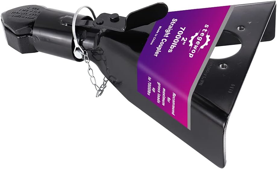 2" Forged A-Frame Trailer Coupler with Trigger Latch SAE Class III 7000 lb Black Pack of 2 X5862