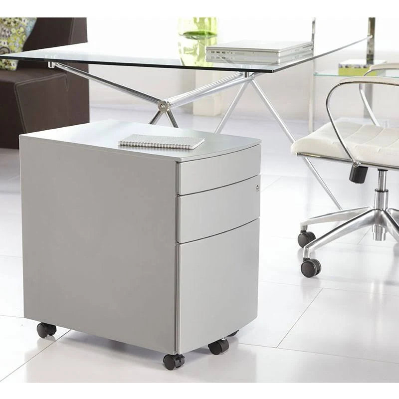 Silver File Cabinet C7948