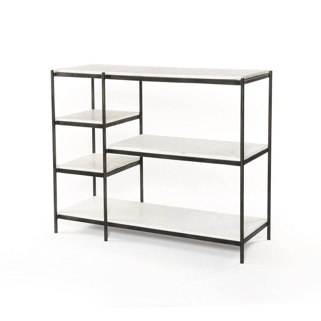 Hammered Grey Console Table Y978