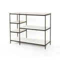 Hammered Grey Console Table Y978