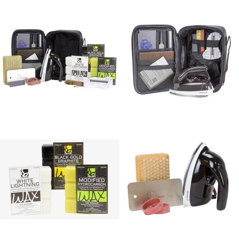 Ski Snowboard Tune Kit with Iron and Universal Wax Kit R740