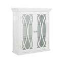 Two Doors Wall Cabinet with 2 Adjustable Tempered Glass Shelves B9386