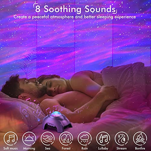 Galaxy Projector with Bluetooth Speaker & White Noise Q6116