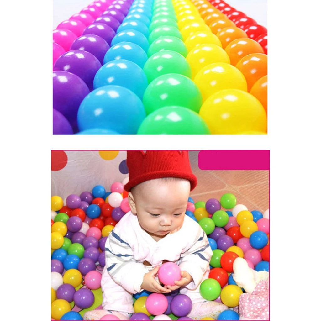 50PCS 5.5cm Colorful Soft Plastic Ocean Balls V5698