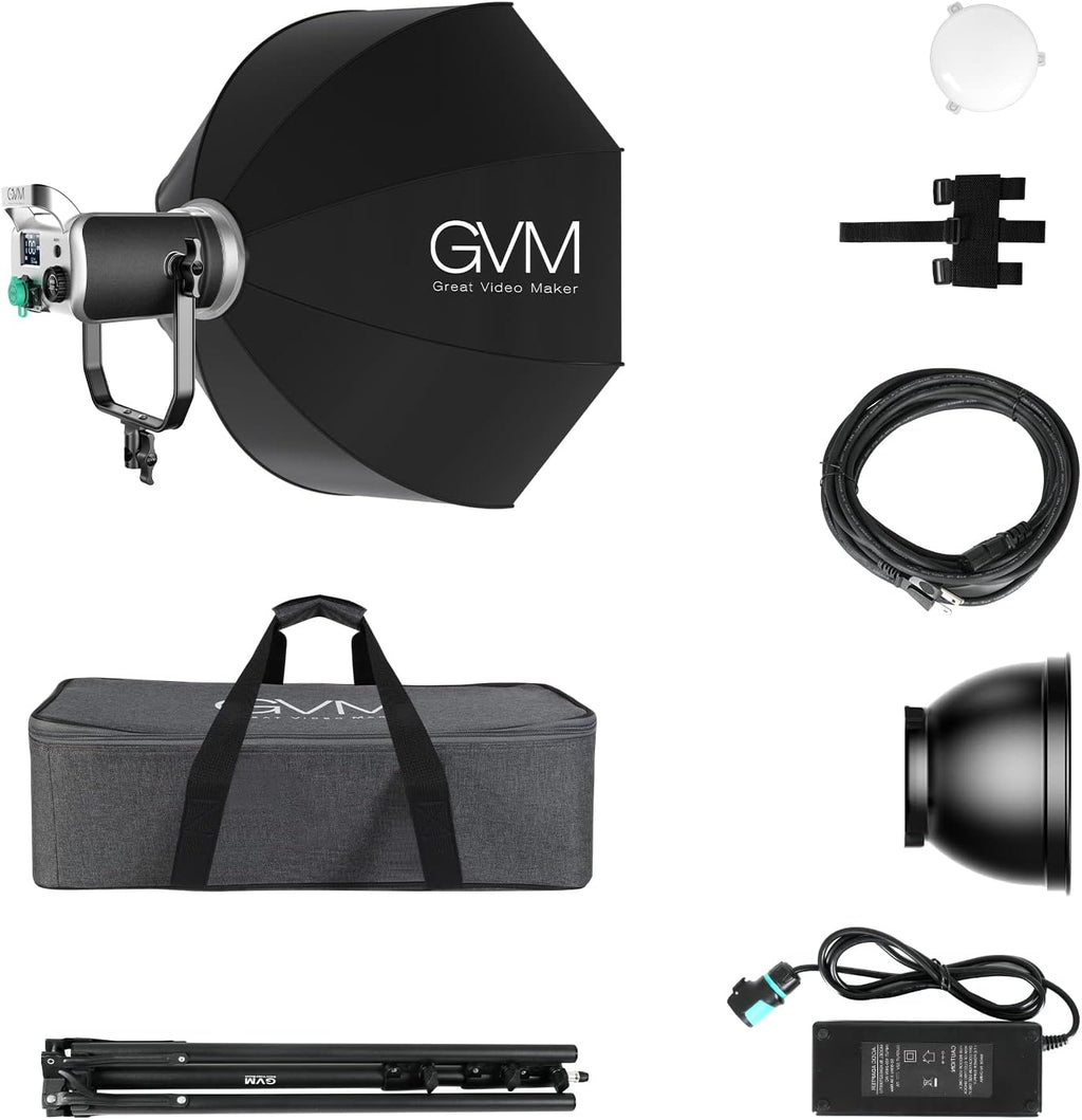 200W Bi-Color LED Video Light with Softbox M453
