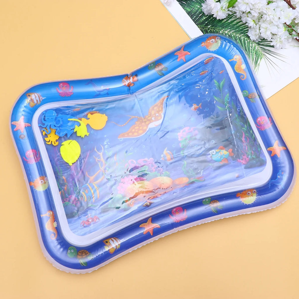 Inflatable Crawling Cushion Water Play Mat (Blue) W2295