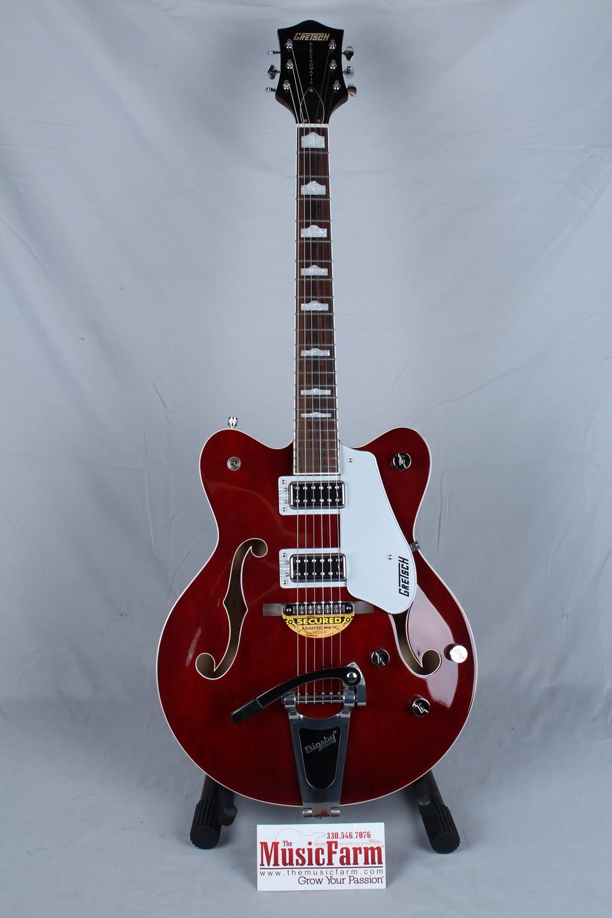 Walnut Stain Double Cutaway Electric Guitar F851