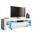 White High Gloss TV Stand Cabinet Console F601