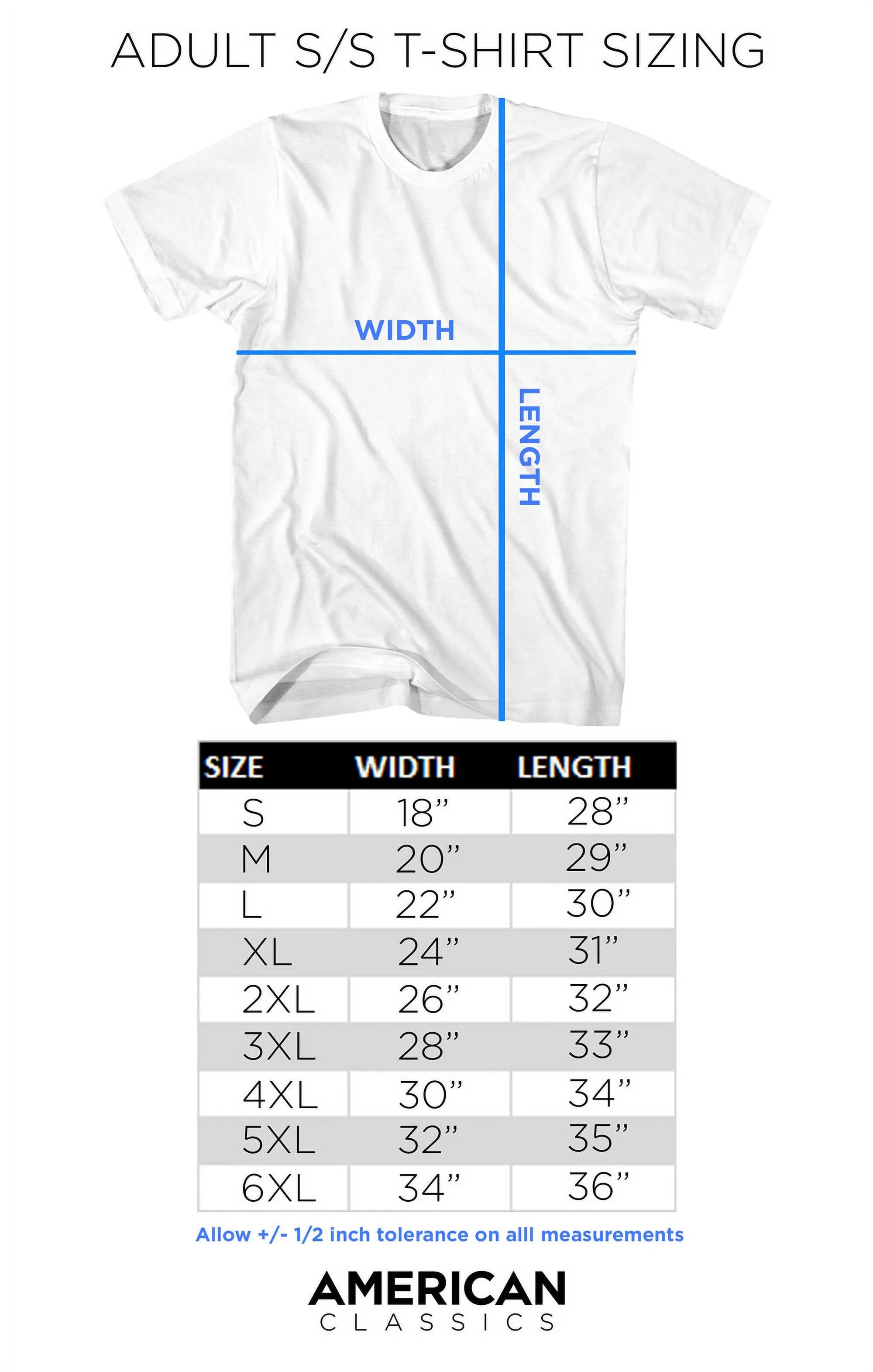 Adult T-Shirt 6X O63595