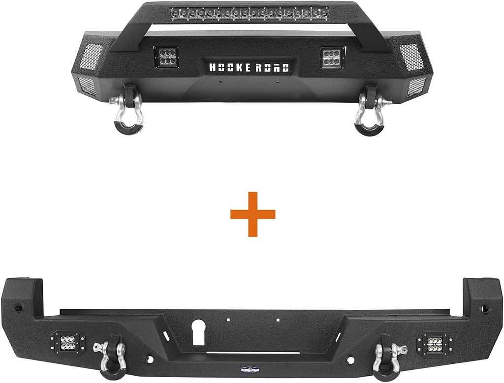 Stubby Front Bumper & Full Width Rear Bumper Kit for Toyota Tacoma 3rd Gen J231534