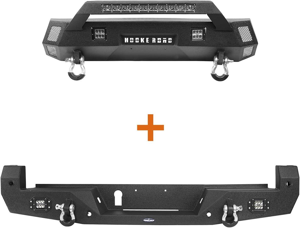 Stubby Front Bumper & Full Width Rear Bumper Kit for Toyota Tacoma 3rd Gen J231534
