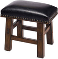 Canyon Leather Footstool - Brown P699