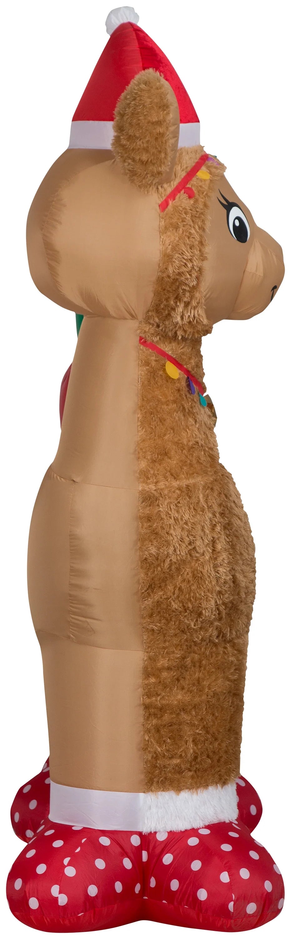 7FT Pre-Lit LED Airblown Alpaca Christmas Inflatable D84857